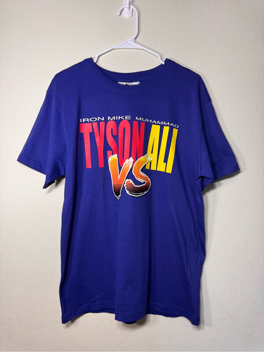 Tyson vs Ali Graphic Tee - Royal Blue